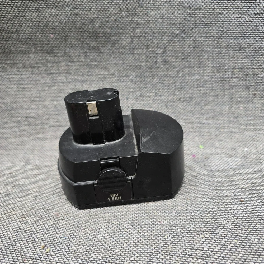 Generic Power Tool Battery 18V 1.5Ah Ni-Cd Replacement Black Good Untested